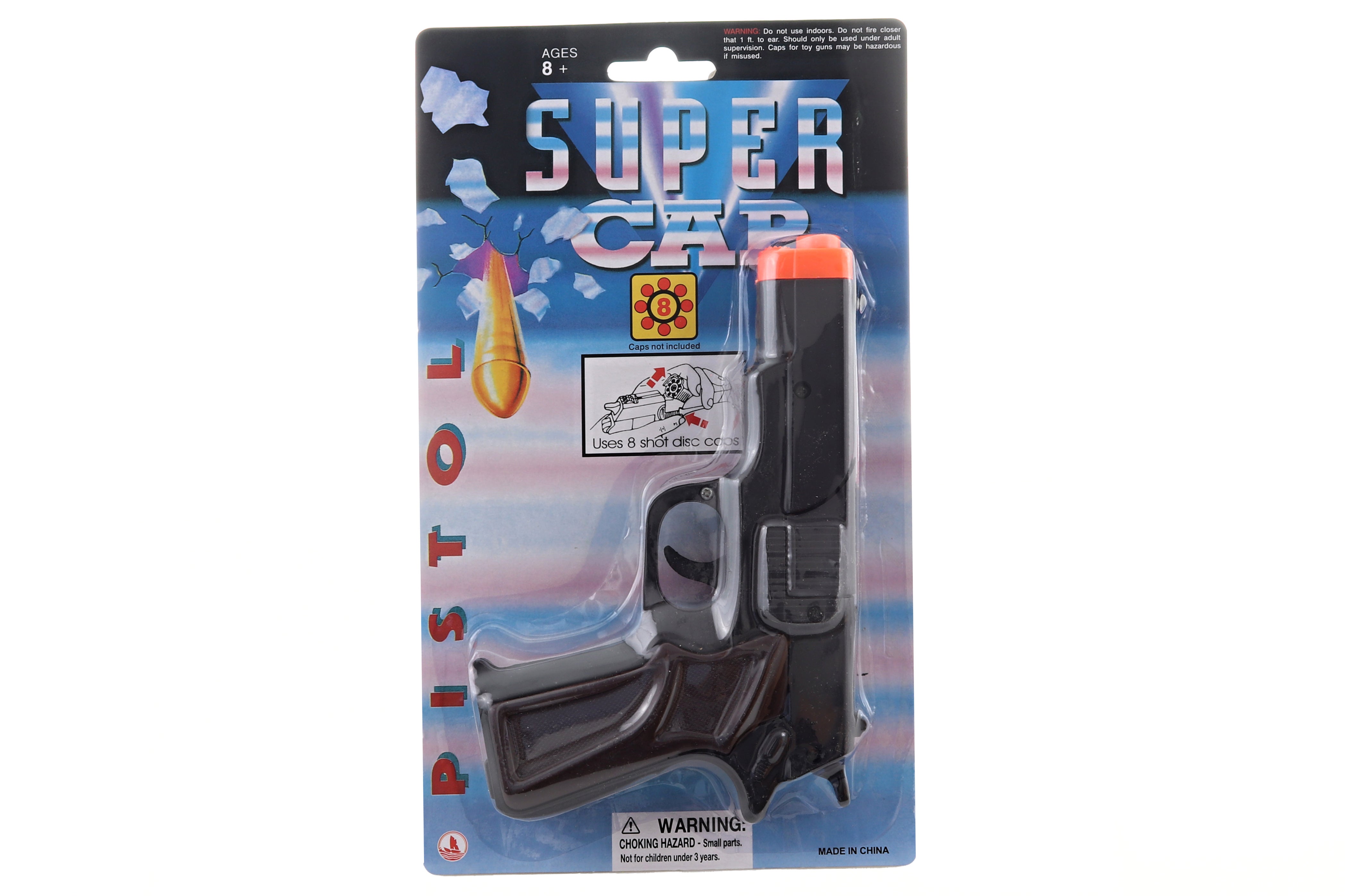 Capsule Pistol 8 Shots Sort