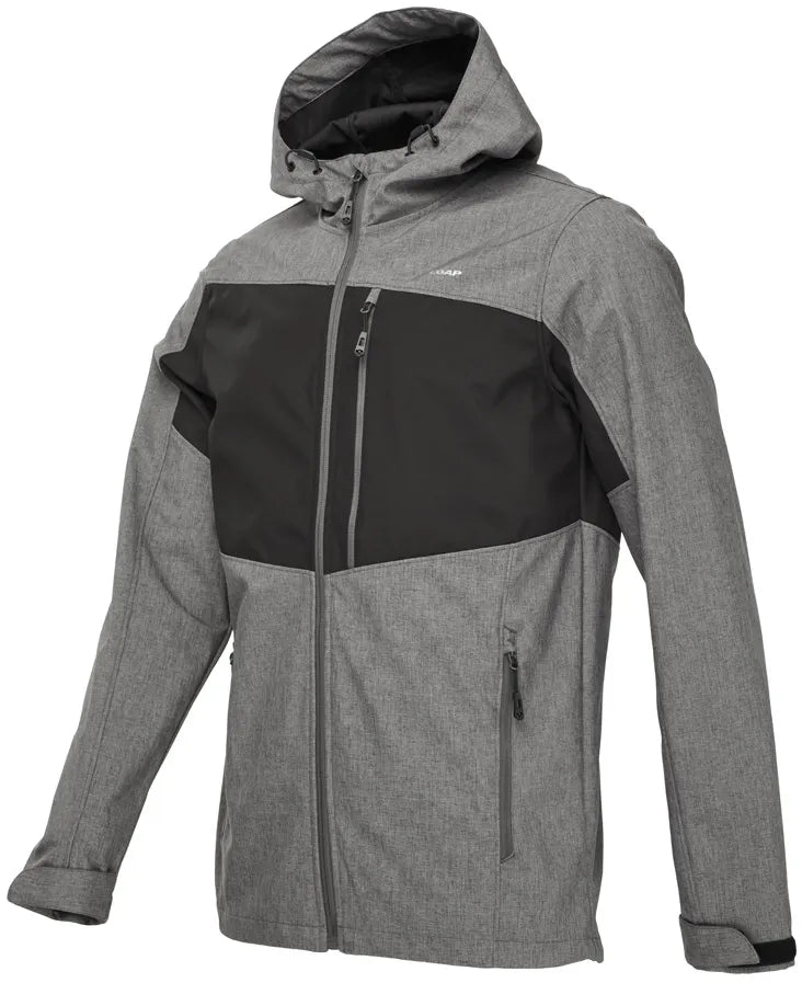 Jachetă Softshell pentru bărbați Loap Ladan Gry-blk gri