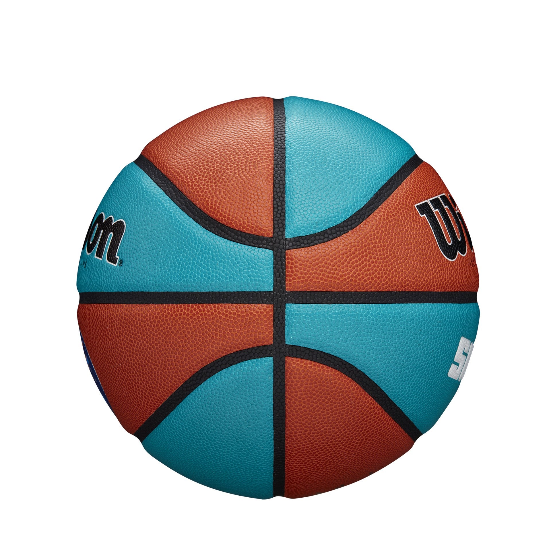 Wilson Sibur Eco Gameball Basketballball Blau/Orange
