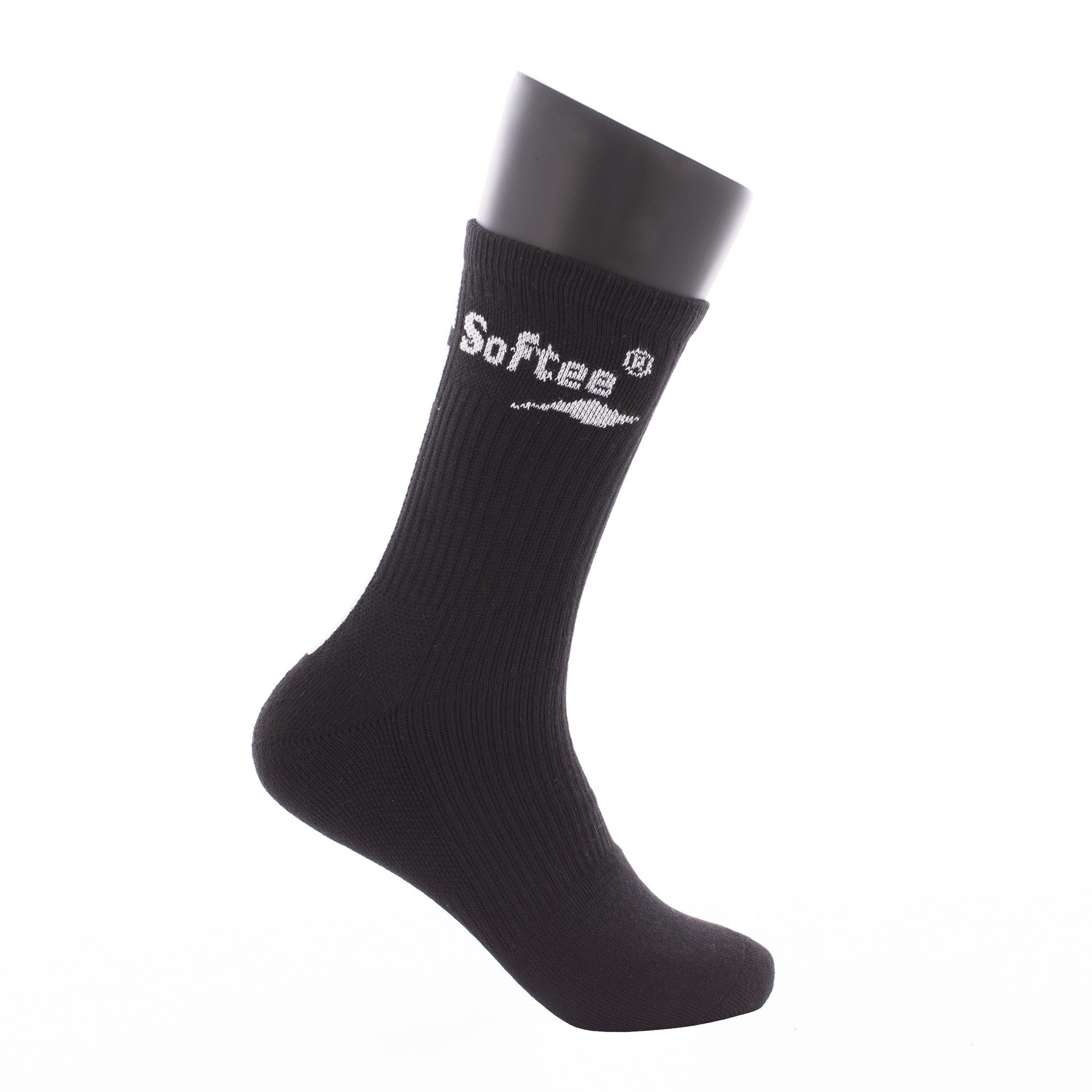 Softee Premium Mid-calf Socks Negro/Blanco 35-38