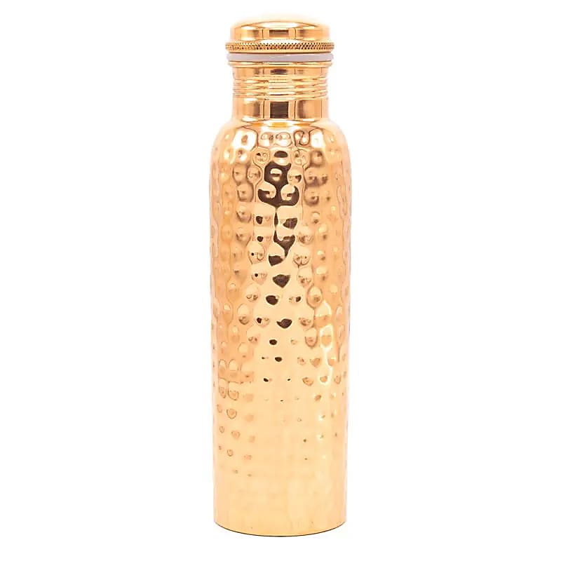 Copper Bottle Hammered - 900 Ml