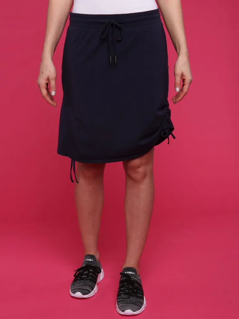 Damska spódnica pętelkowa Nataly Blue