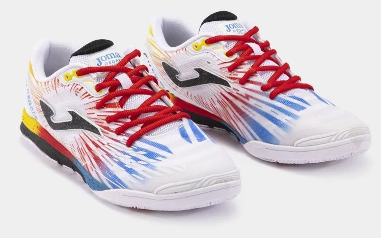 Buty halowe joma regate rebound 2476 białe czerwone halowe białe 43,5