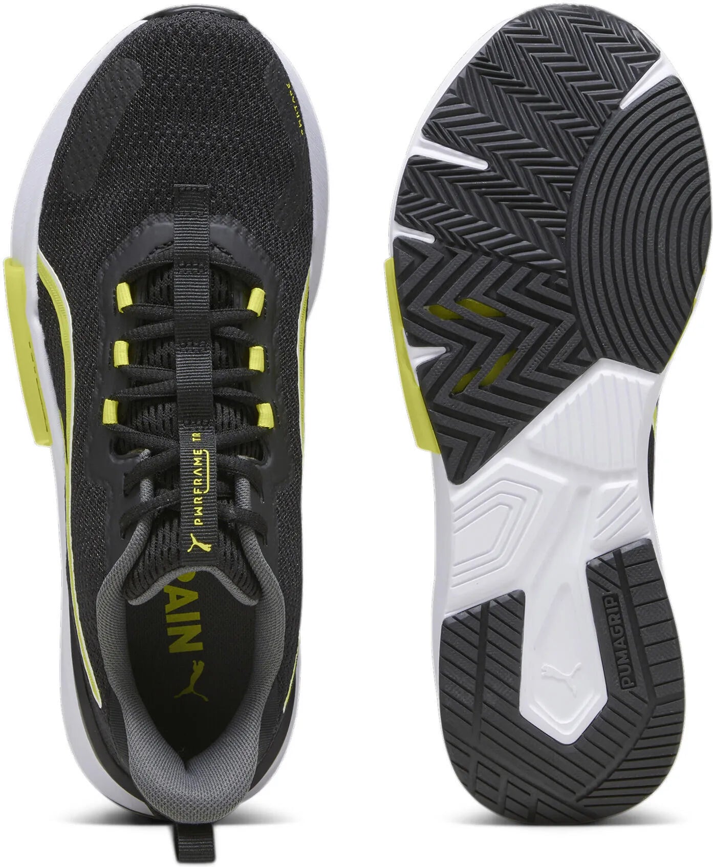 Puma Herren Pwrframe Tr 2 Schwarz-Gelb-Weiß Schwarz