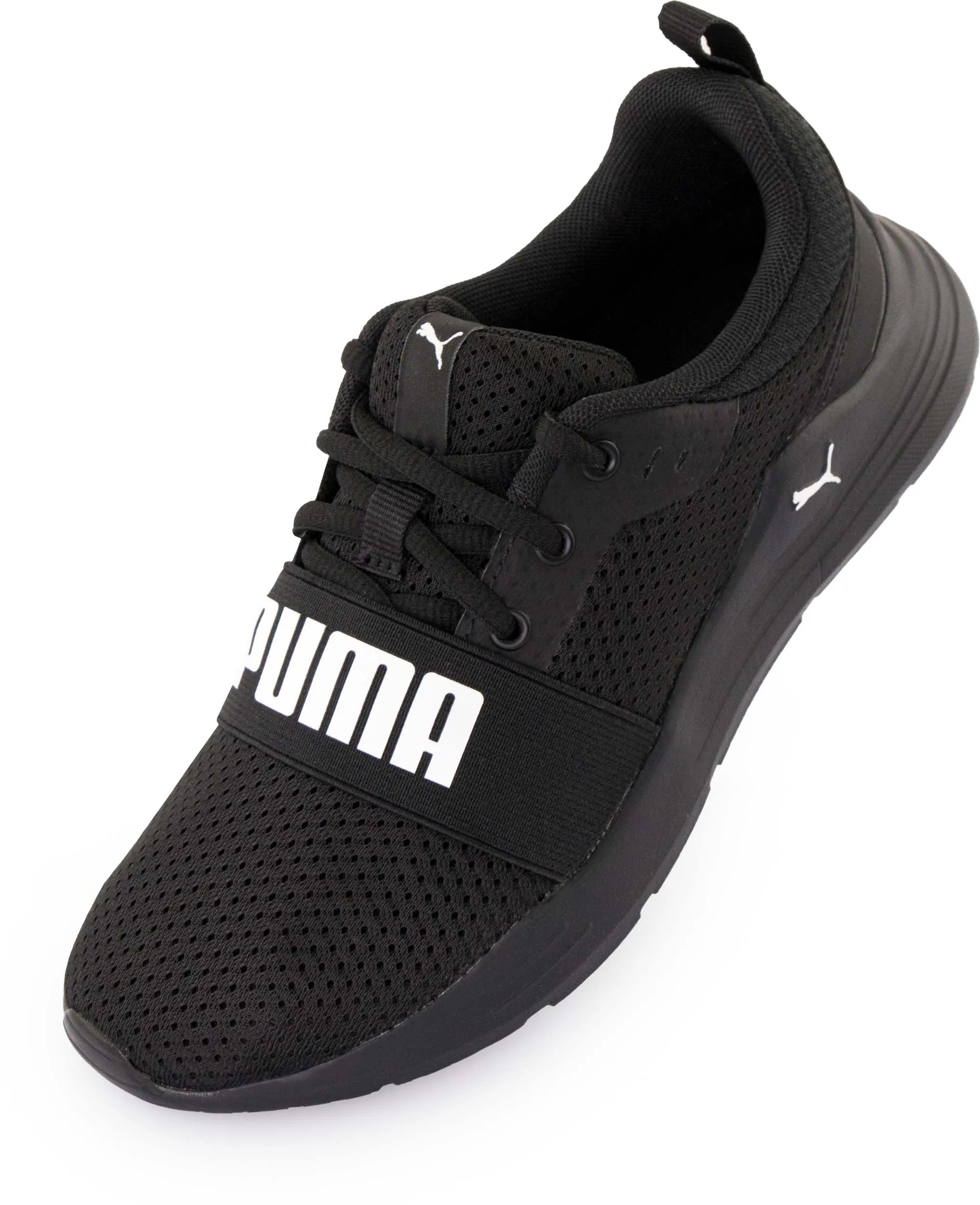 Chaussures Pour Enfants Puma Wired Jr. Textile Running Noir