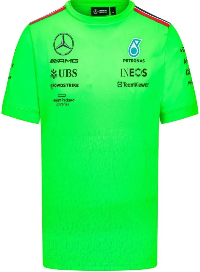 T-shirt Mercedes Męski F1 Rp Set Up T-shirt Zielony Zielony