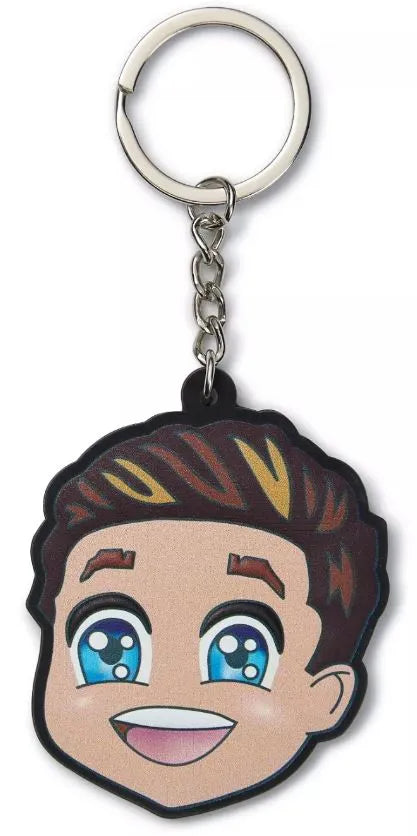 Portachiavi caricatura Mercedes Mapf1 Fw Gr Blu
