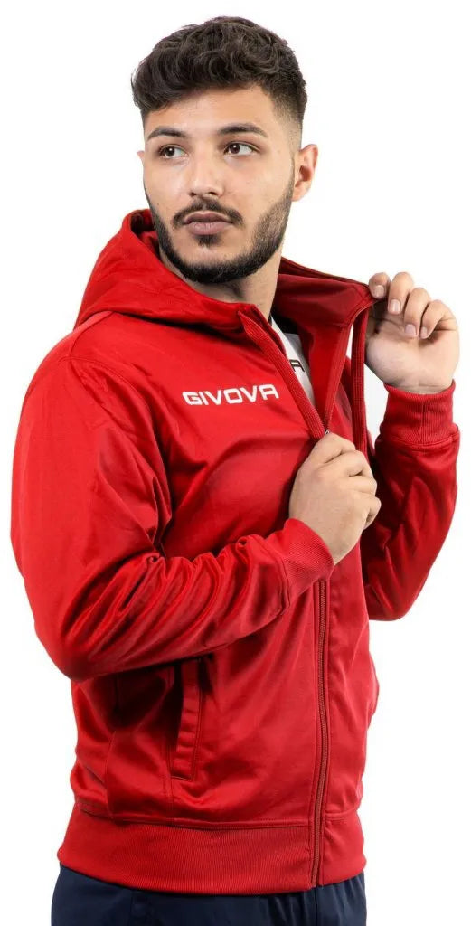 Sport-Sweatshirt Givova Polarfleece 500 Rot