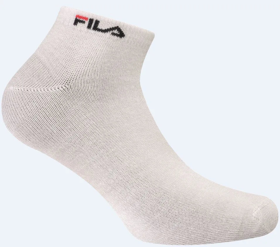 Fila meias 3 unidades de bambu uni brancas 39-42