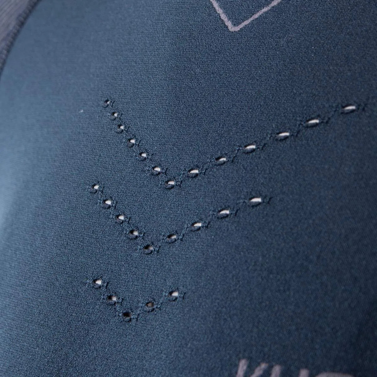 Tricou termic fără cusături pentru bărbați klimatex boreto albastru închis xl-2xl