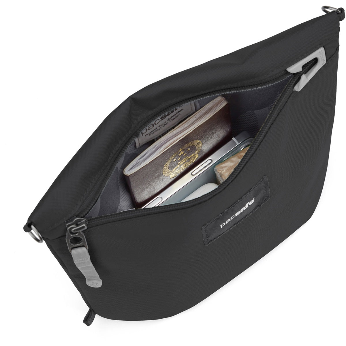 Pacsafe Go Crossbody Pouch Jet Black