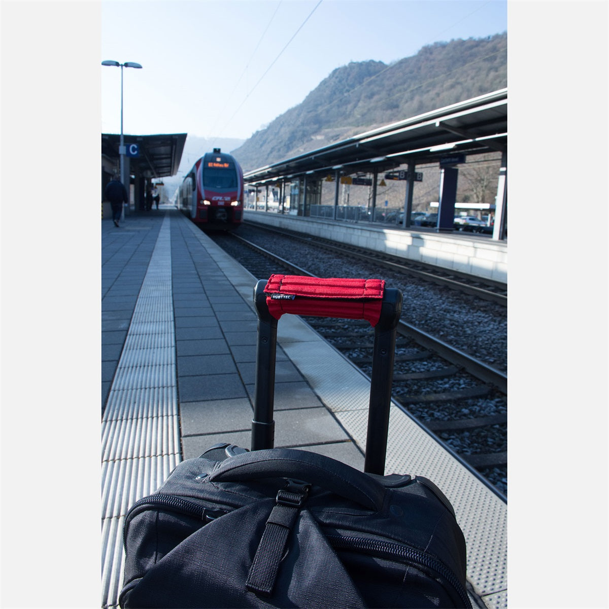 Rubytec Migrator Luggage Id Grip Kék