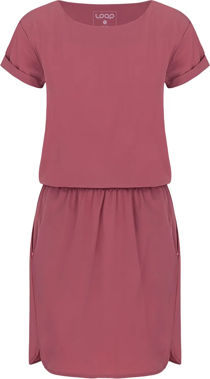 Vestido esportivo feminino loap ubrina rosa s