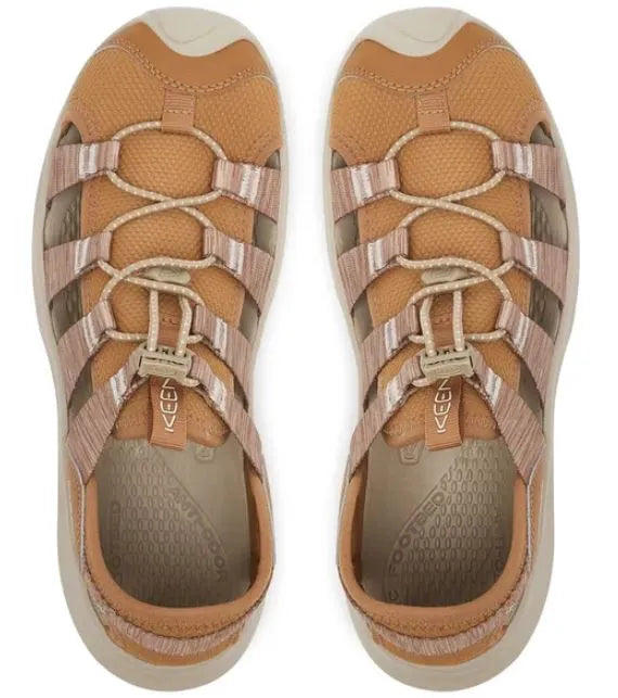 Women's Sandals Keen Wmns Seanik H2 Chipmunk/cornstalk Brown