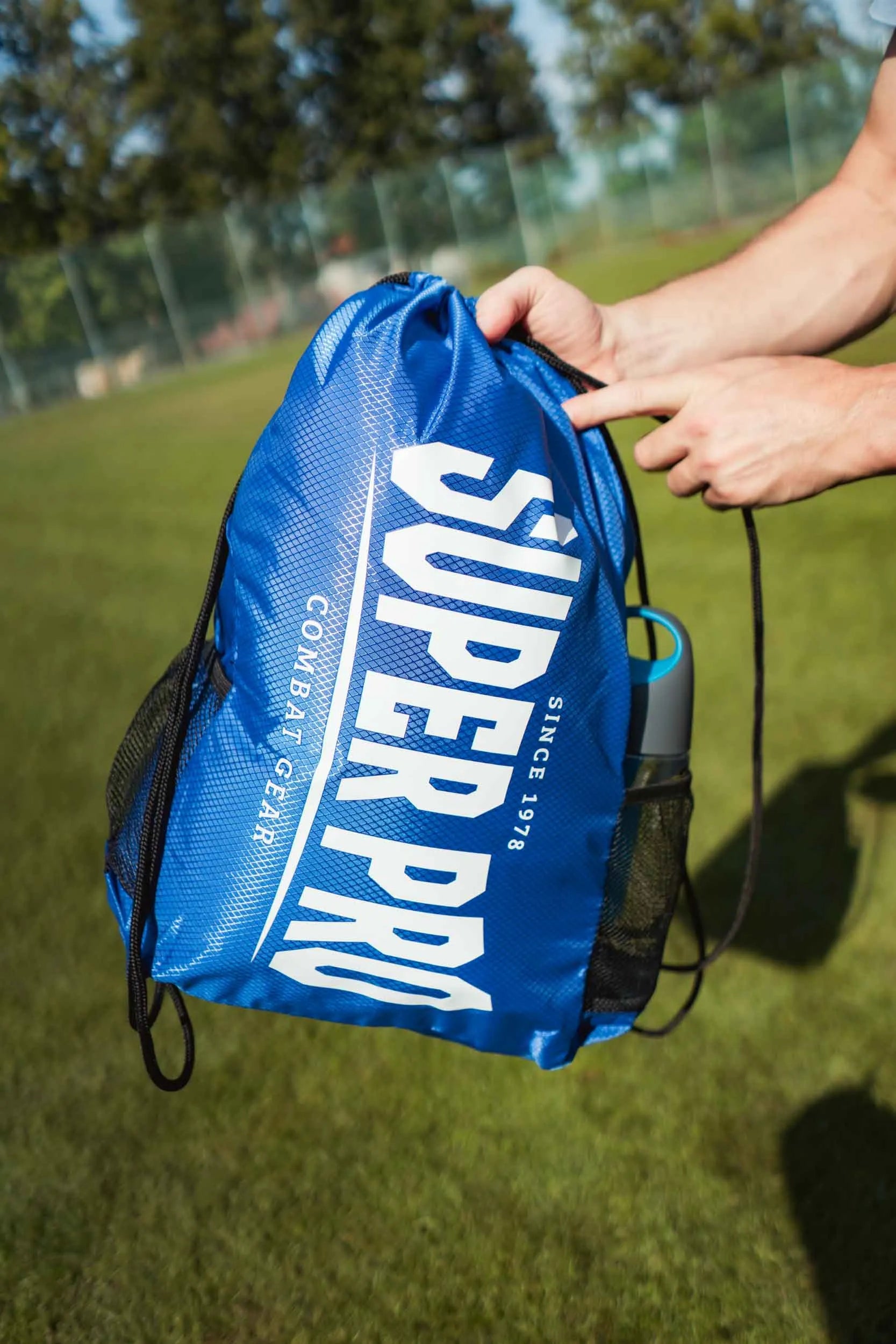 Super Pro Combat Gear Tragetasche Blau-Weiß Blau