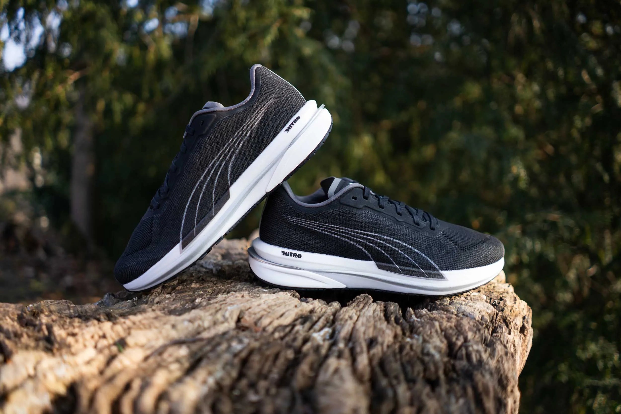 Puma Velocity Nitro Wtr Black-white-pink Black