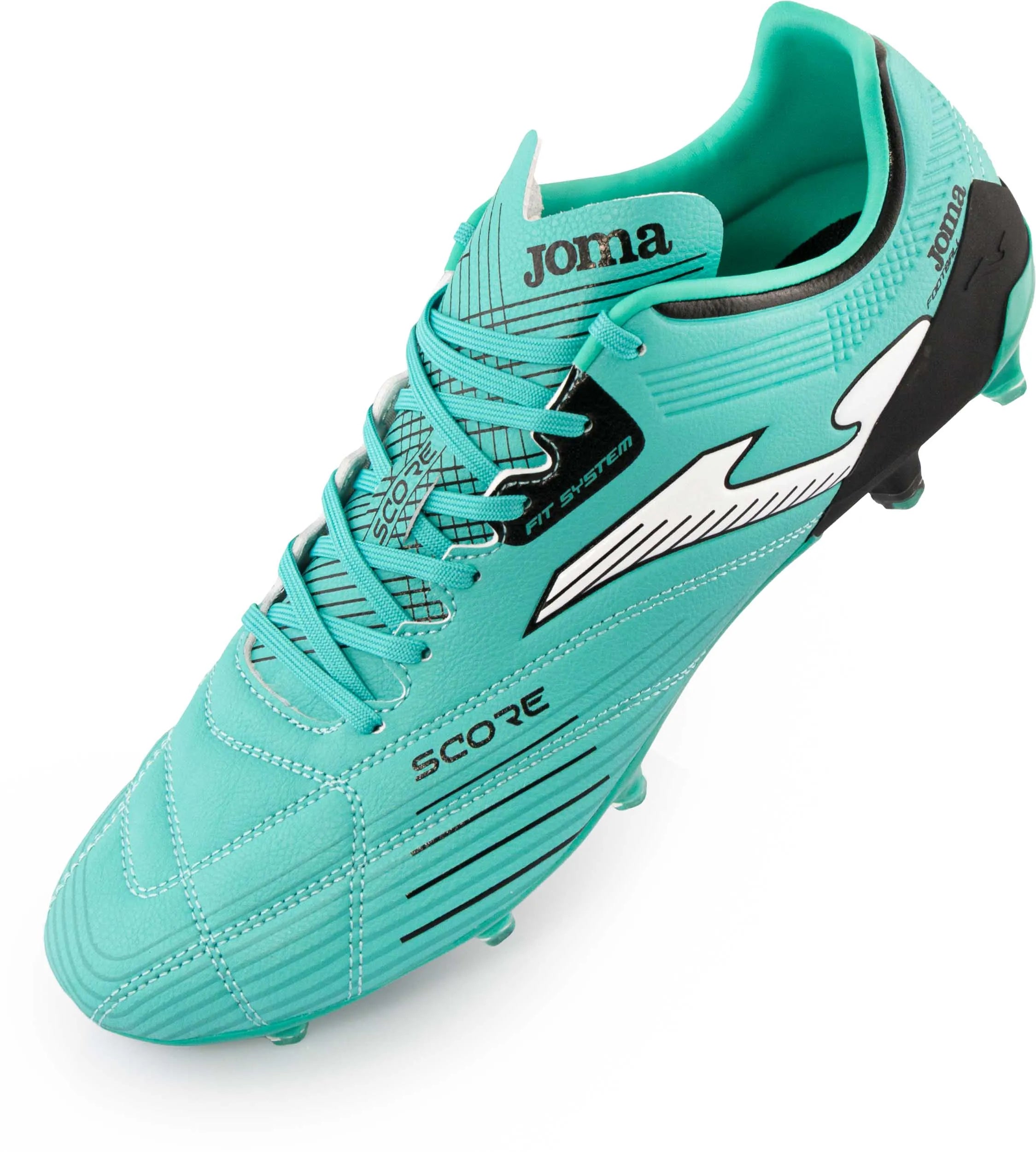 Voetbalschoenen joma score turquoise stevige ondergrond turquoise 38