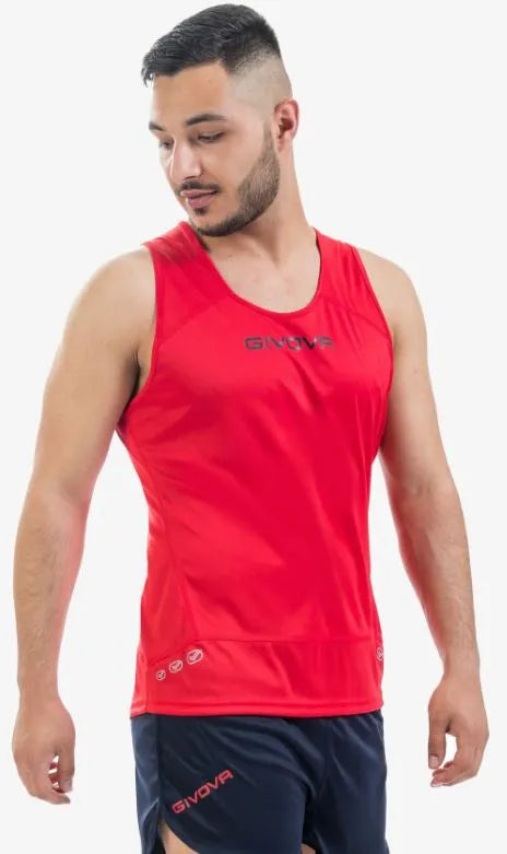 Zestaw do biegania Givova Kit New York czerwono-niebieski czerwony XL