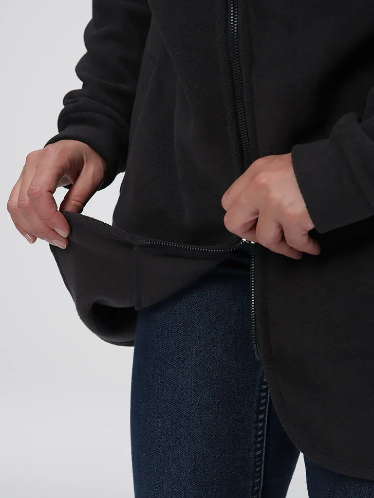 Damska bluza pętelkowa gerbera ciemnoszara xs