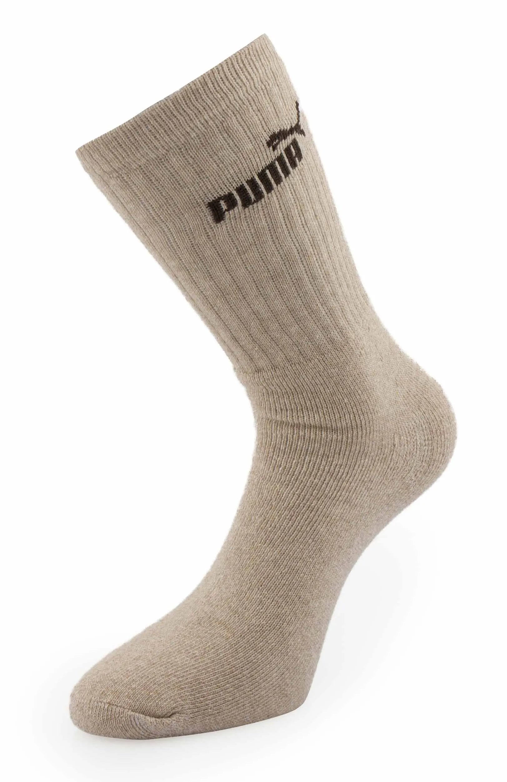 Puma Crew Sock 3p Socken Braun 39-42
