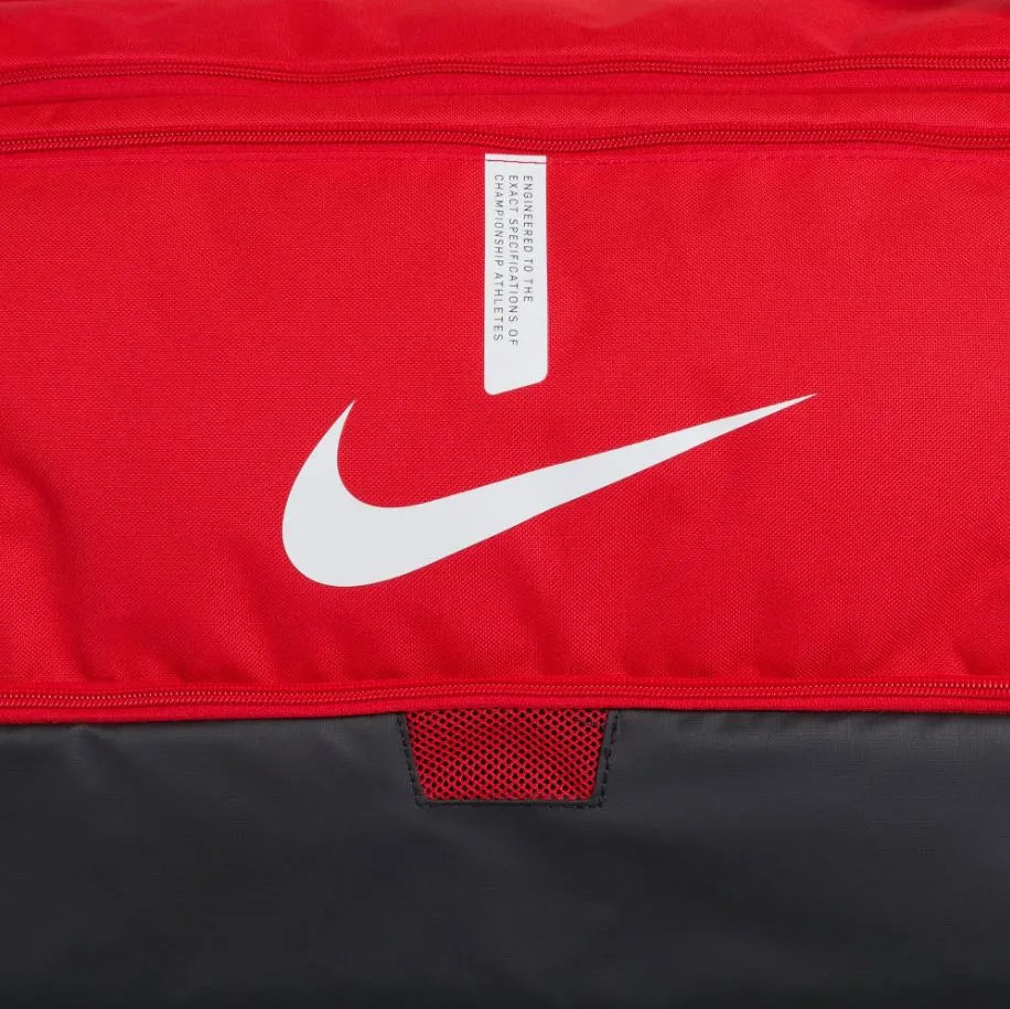 Saco nike academy team duffel médio 60l vermelho vermelho