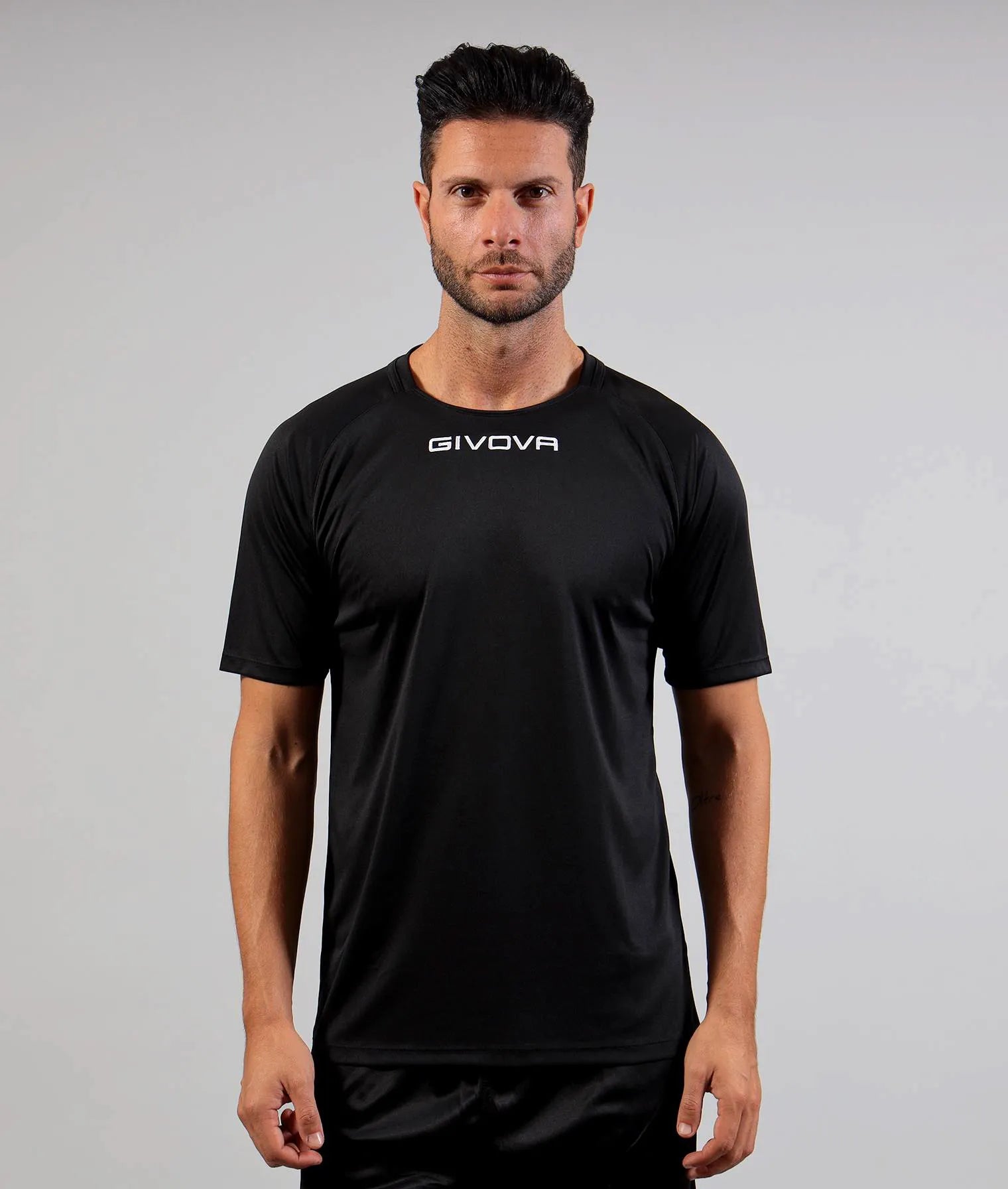 Sport-T-Shirt Givova Capo Schwarz