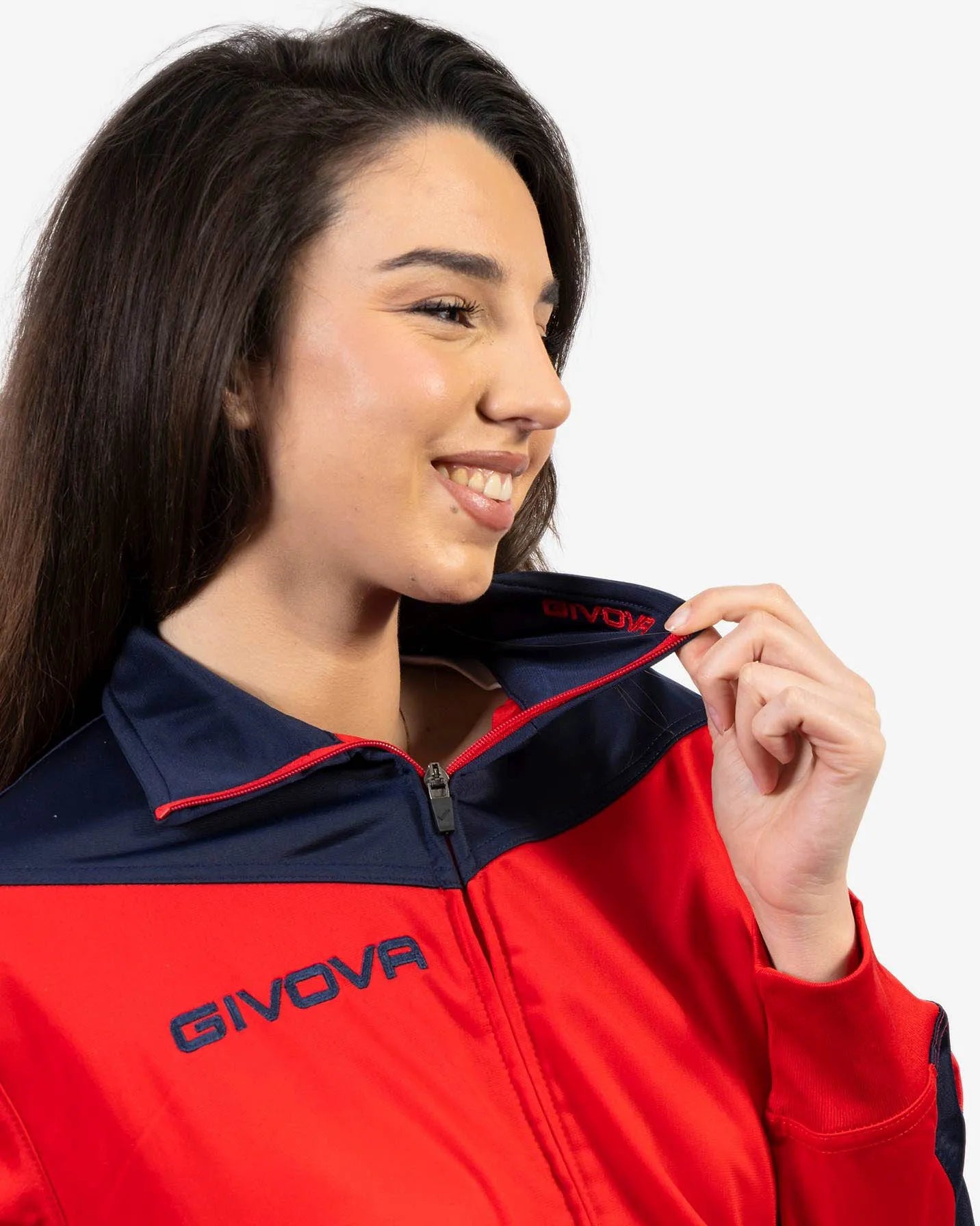 Sportovní souprava givova roma červeno-modrá červená 4xl