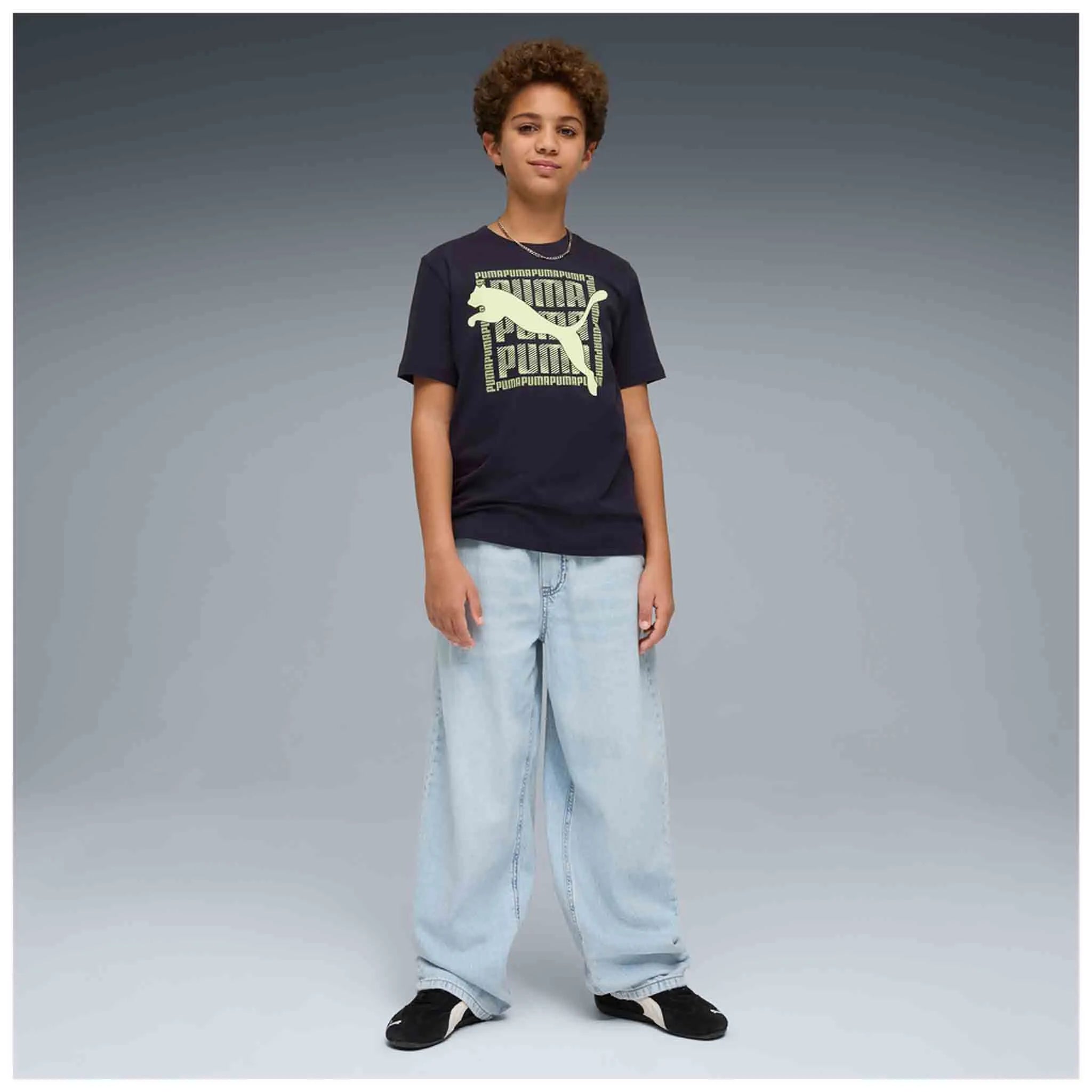 T-shirt Enfant Puma Graphic Tee Noir