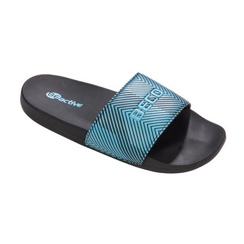 Beco Unisex Slides | Blue/black