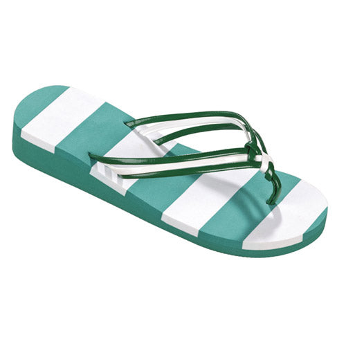 Beco Women's Flip-flops | Green/white