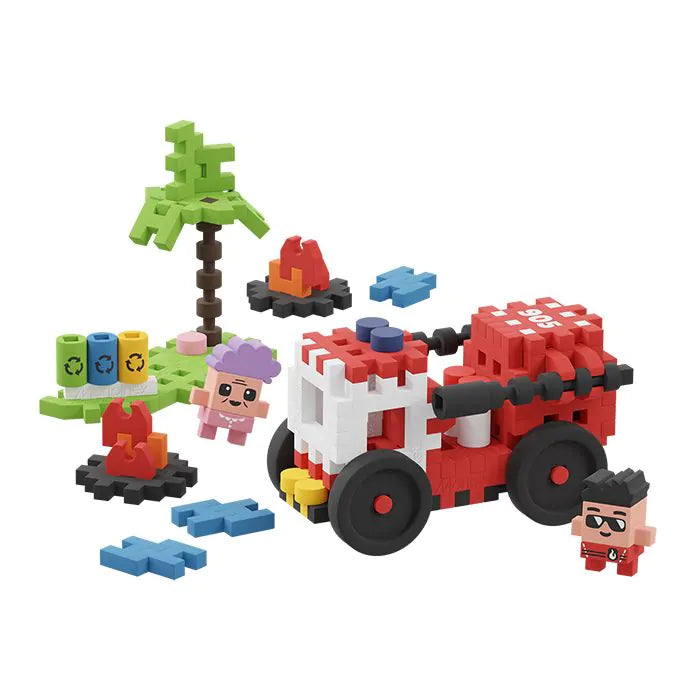 Marioinex Mini Waffle - Пожарна кола 80 бр