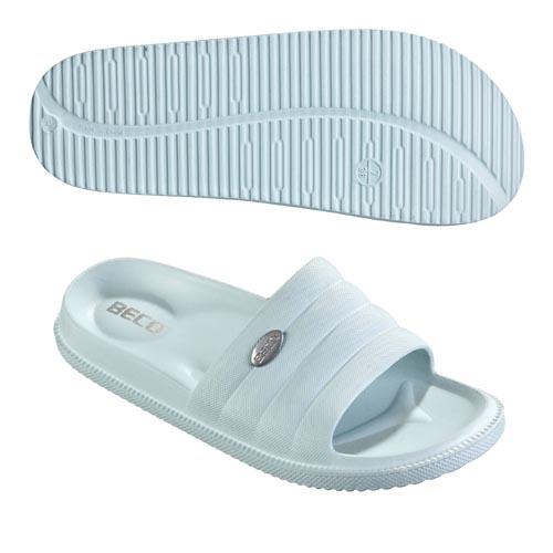 Beco Ladies Bath Slippers Easywalk | Aqua/turquoise