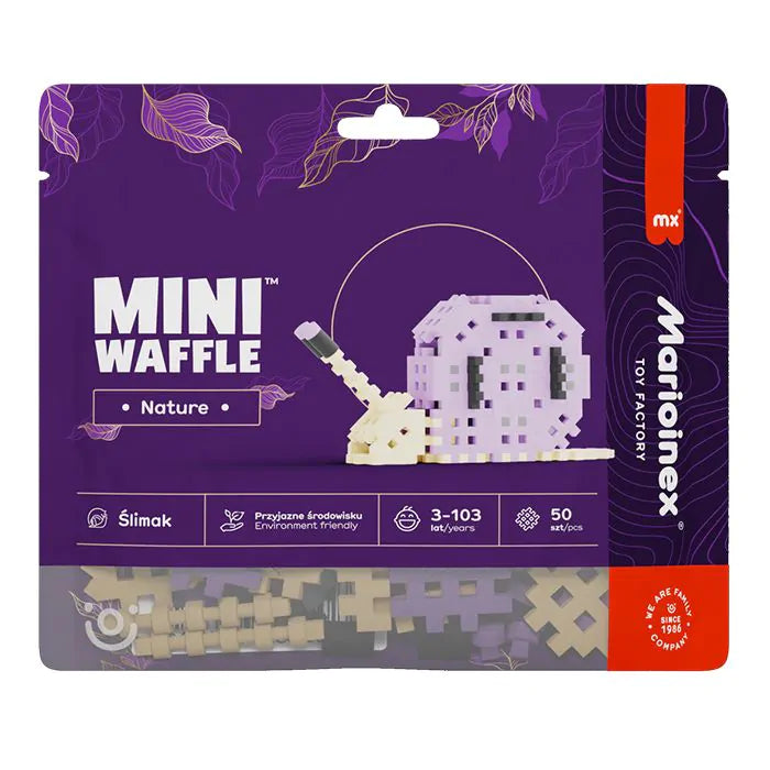 Мини вафла Marioinex - Nature Snail 50 бр