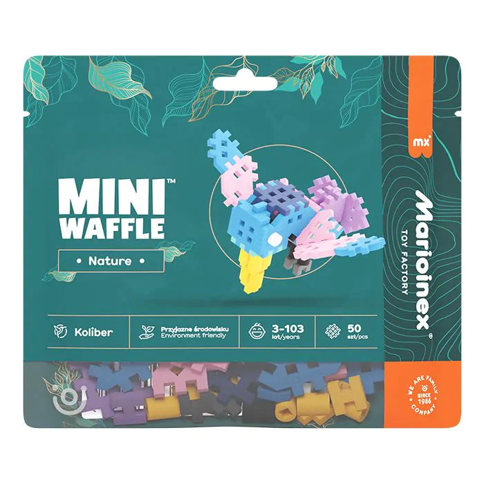 Marioinex Mini Waffle - Nature Hummingbird 50 Pcs