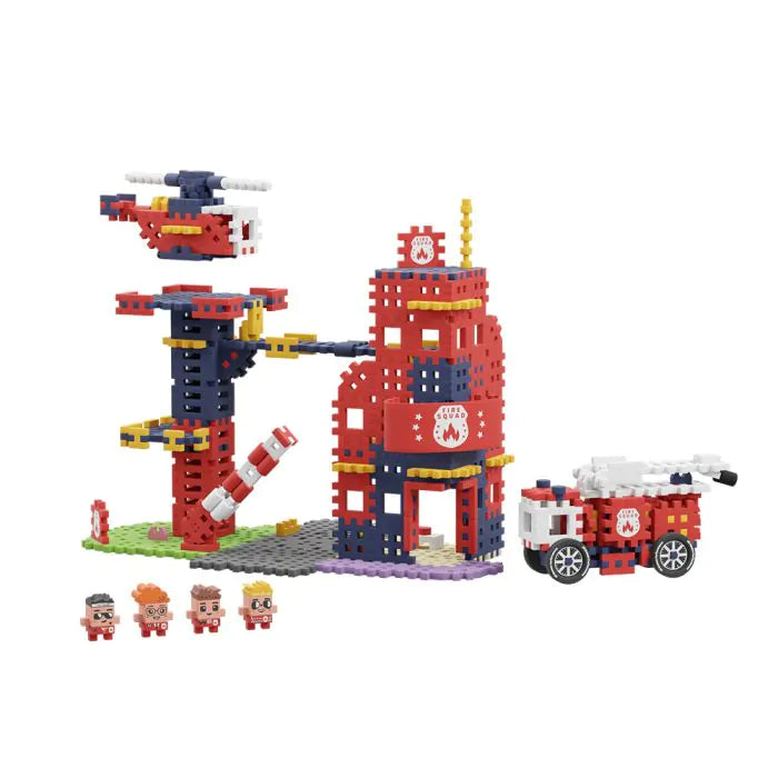 Marioinex Mini Waffle - Estación de Bomberos de la Ciudad 280 Piezas
