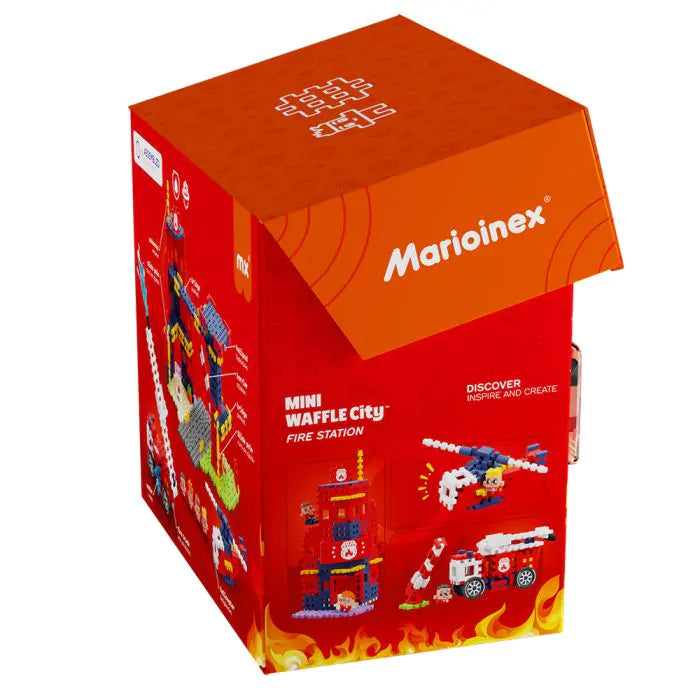 Marioinex Mini Waffle - Estación de Bomberos de la Ciudad 280 Piezas