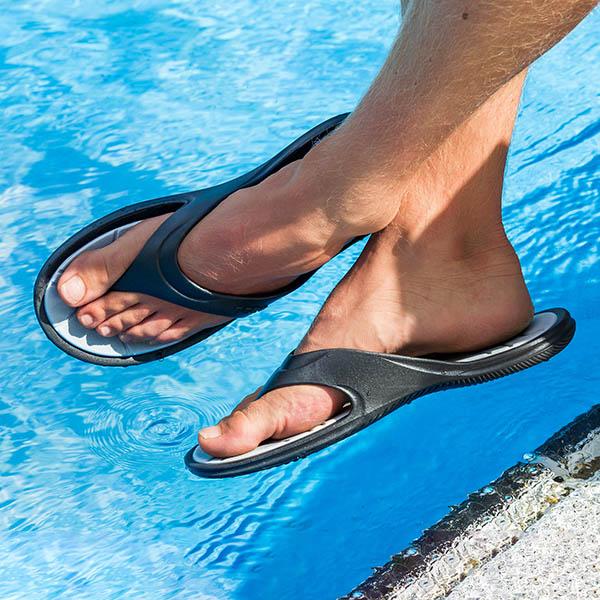 Beco Men's Flip-flops | Black/grey
