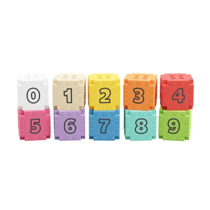 Marioinex Mini Waffle - Edu Math Cubes 60 Pcs