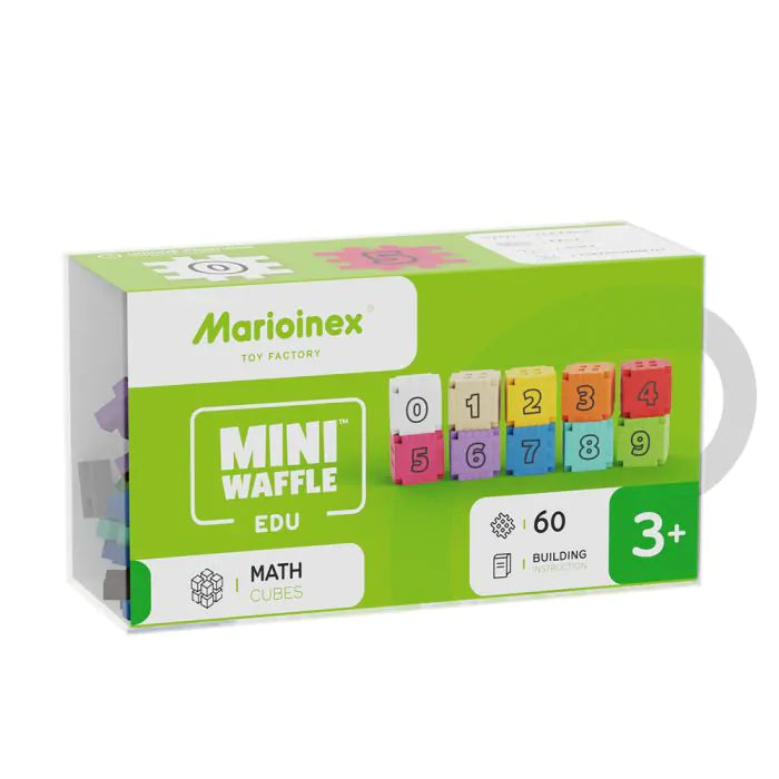 Marioinex Mini Waffle - Edu Math Cubes 60 Pcs