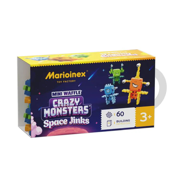 Мини вафла Marioinex - Космически чудовища 60 бр