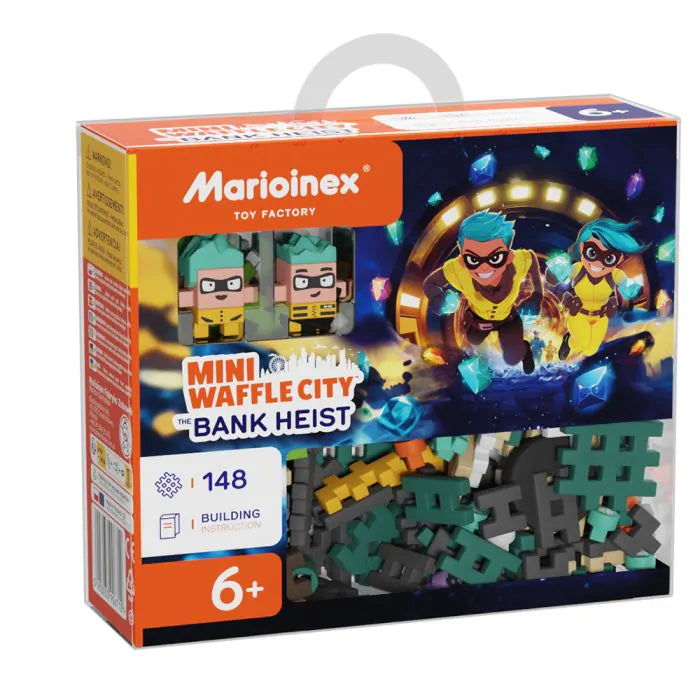 Marioinex Mini Waffle - City Bank Heist 148 Pcs