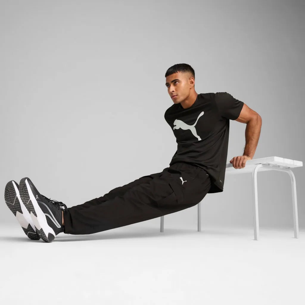 Calça cargo masculina puma tecido preta m