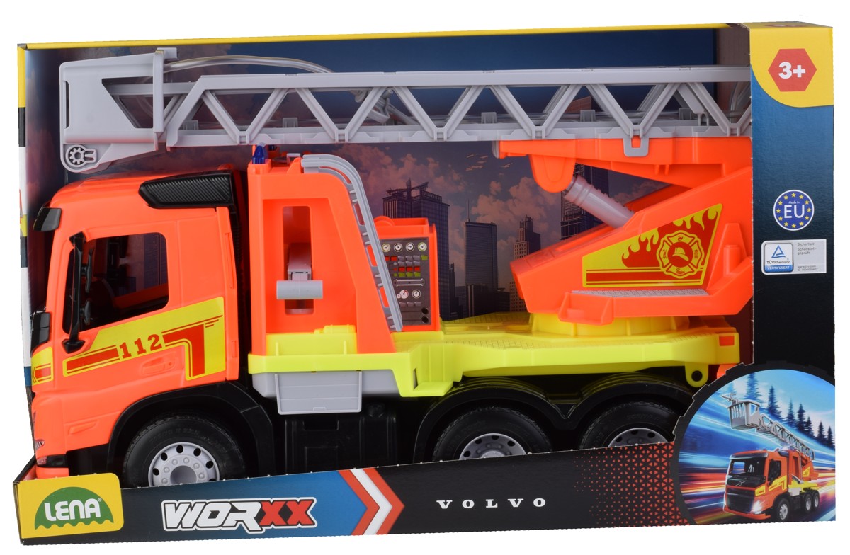Coche Bombero Con Escalera Worxx Volvo