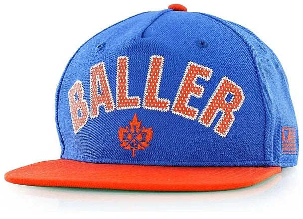 K1x Baller Snapback Casquette Bleu Royal/Bleu Flamme