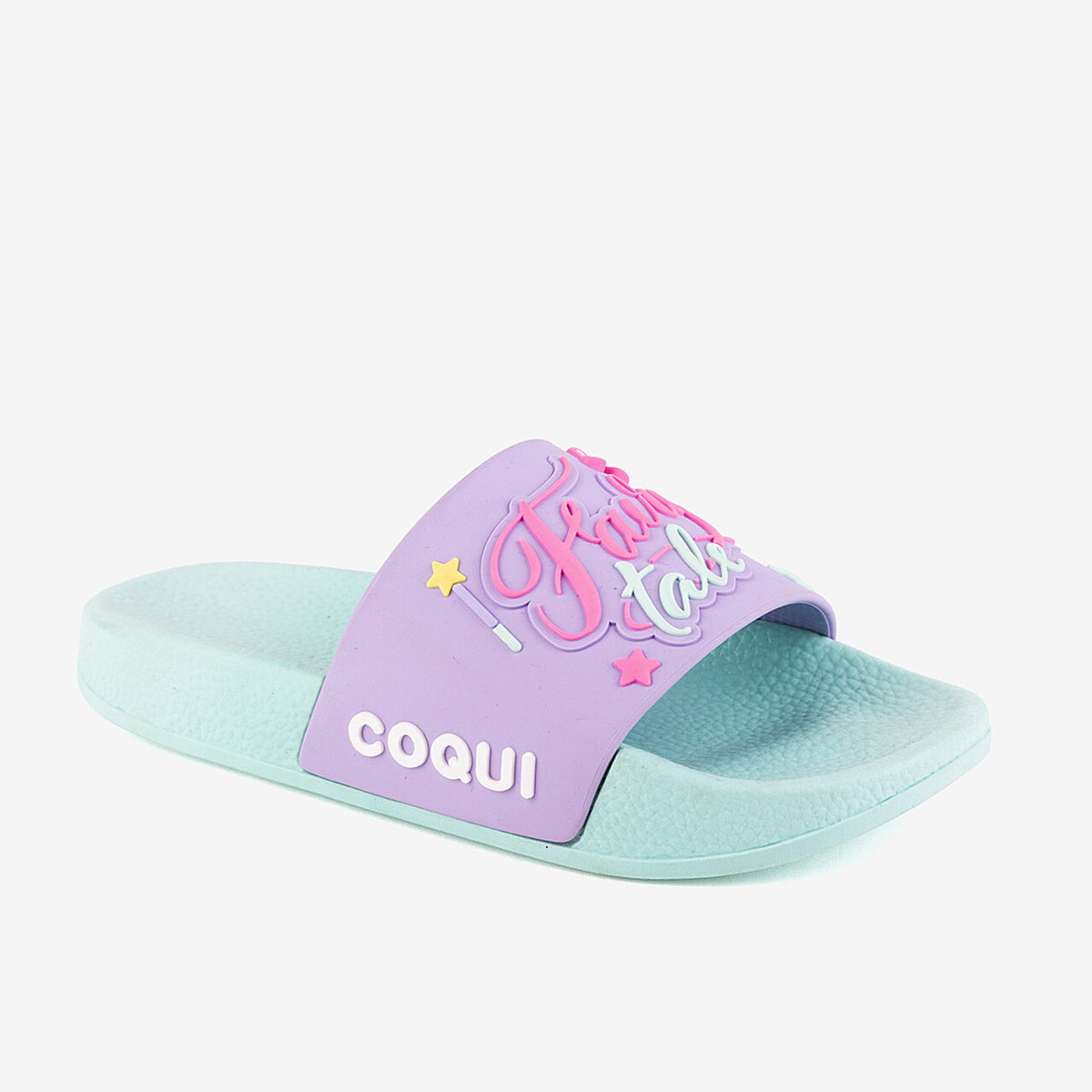 Kid’s Slides Coqui Ruki Children’s Slip-onslt. Mint/viola Fairy