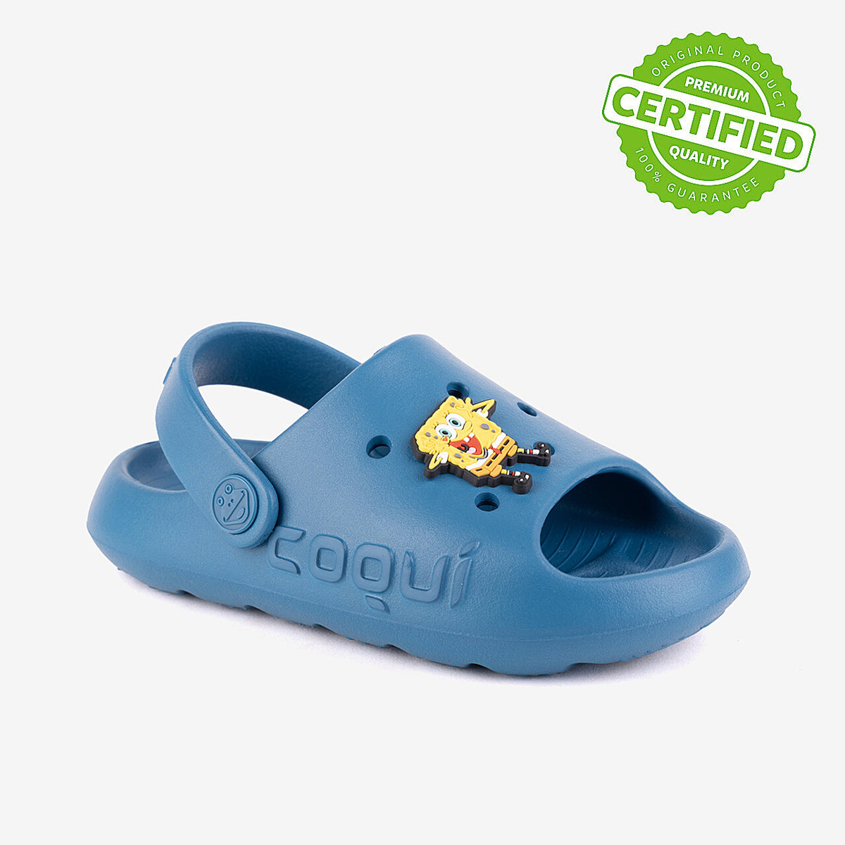 Kid’s Sandals Coqui Maya Sandalsocean Blue With Decorations