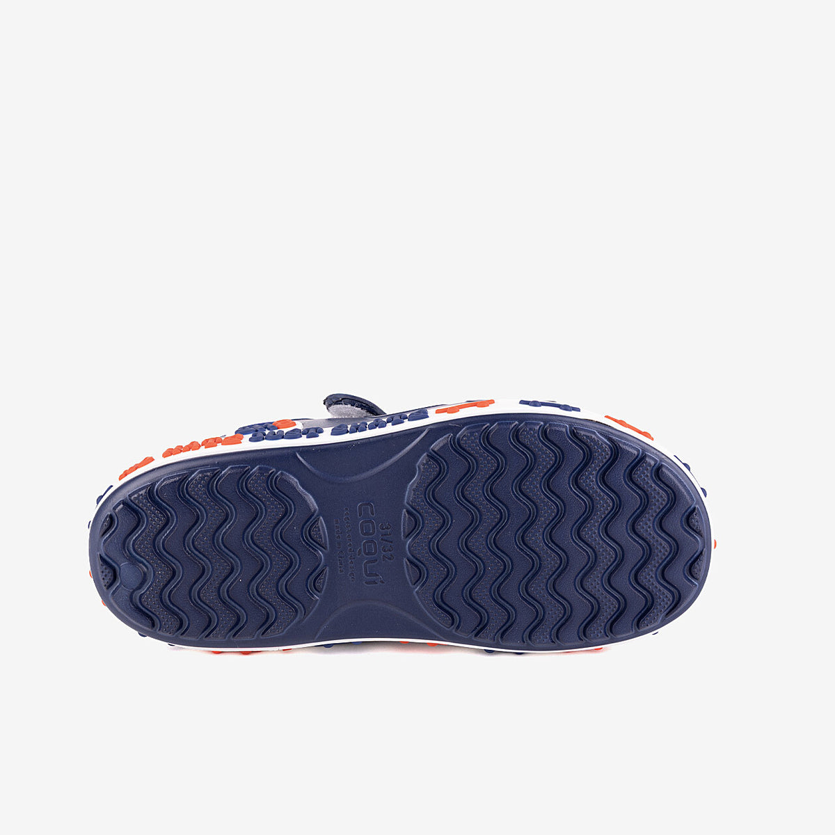 Kid’s Sandals Coqui Yogi Sandalsnavy With Skate Decoration
