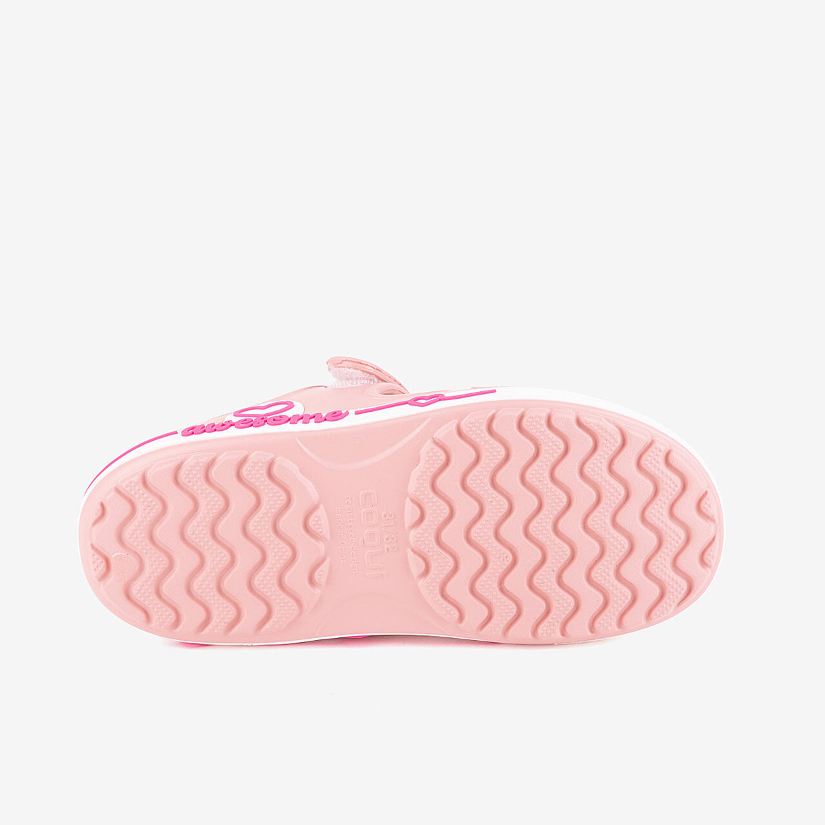 Gyerekszandál Coqui Yogi Sandalsbaby Pink + Amulett