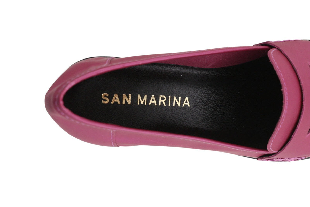 Purple Leather Shoes