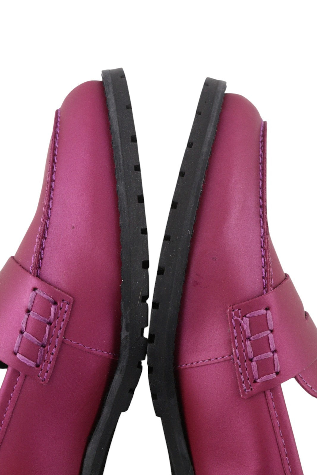 Purple Leather Shoes